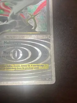 Pokemon Arceus LV.X 95/99 Holo Rare LP With Swirl - Image 5