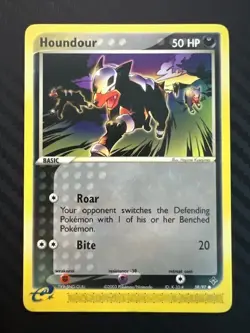 Pokemon TCG Houndour EX Dragon 59/97 Regular Common LP - Image 1