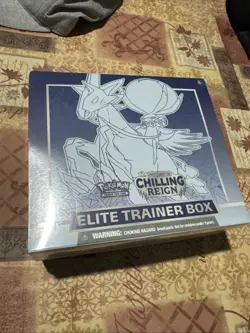 Pokemon TCG Sword & Shield Chilling Reign Elite Trainer Box Sealed New FREE SHIP 820650808630 - Image 1