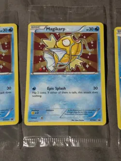 Lot of 4. Pokemon Shiny Magikarp XY143 Factory Sealed NM(see desc.) - Image 5