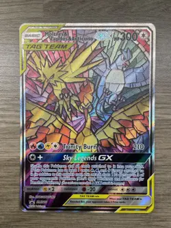 Pokemon TCG Moltres Zapdos & Articuno GX SM210 Promo MINT - Image 1