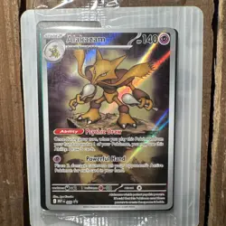 Pokemon Alakazam Mega Evolutions - ETB Promo #9 Black Star Promo SEALED - Image 1