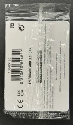 *SEALED EB GAMES Promo*Pokemon TCG Lechonk Scarlet & Violet 154/198 Reverse Holo - Image 3