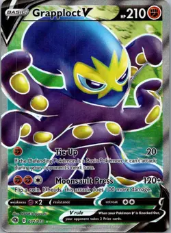 Pokemon TCG Grapploct V 72/73 Champions Path NM - Image 1