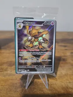 Pokemon TCG Alakazam 009 Black Star Promo Card SEALED NM - Image 1