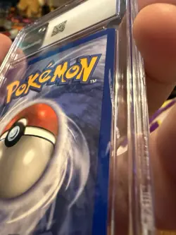 CGC 9 MINT Blastoise 1996 Base Set Holo Pokemon Card *slab Scuff Reverse* - Image 3