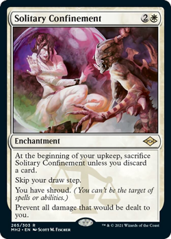 Solitary Confinement (ETCHED) FOIL Modern Horizons 2 NM Etched CARD ABUGames - Image 1