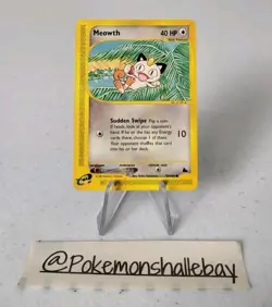 Meowth 78/144 - Skyridge Set *NM* Common Pokemon Card *Free Tracked Postage* - Image 1