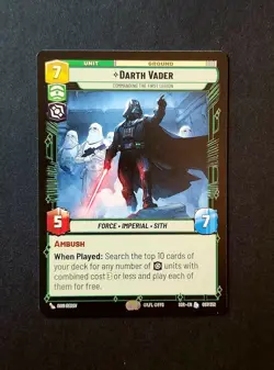 Darth Vader - Commanding the First Legion SOR 087/252 Legendary - Star Wars SWU - Image 1