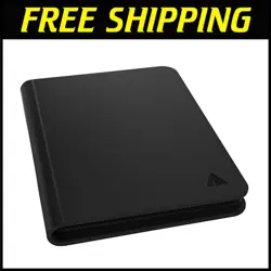 Elegant 1024 Capacity Trading Card Binder - Acid-Free Side Loading Case in Black - Image 1