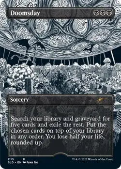 Doomsday (Borderless) - Near Mint MTG Secret Lair - Image 1