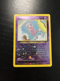 Mew 01/18 1/18 Pokemon Southern Islands Reverse Holo Card - LP - Image 1