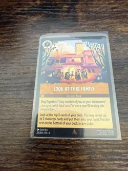 Look at This Family 28/204 FOIL Card - Disney Lorcana Ursula's Return MINT - Image 1
