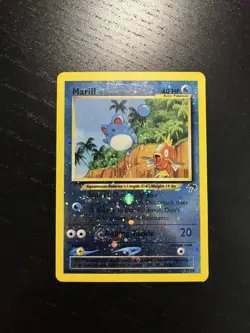 Marill 11/18 Southern Islands Reverse Holographic Pokemon Card Ungraded - Image 1