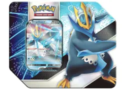 Pokemon Trading Card Game (TCG) V Strikers Tin featuring Empoleon V - Image 1