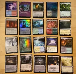 Magic The Gathering Lot Of 20 NM LAND Cards Including RARES - Image 1