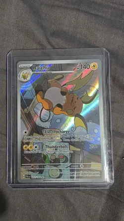 Pokemon TCG Raichu Holo Card Sv02: Paldea Evolved 211/193 - Image 1