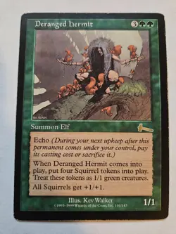 MtG Magic - Deranged Hermit (Urza's Legacy, 1999) (Good/Played) - Image 1