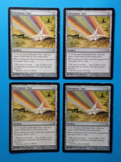 MTG 4x Chromatic Star x4 MP Time Spiral Magic Playset - Image 1