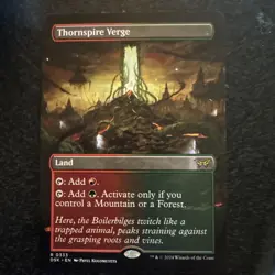 Thornspire Verge (Borderless) Duskmourn: House of Horror Regular - Image 1