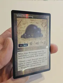 MTG Ichor Wellspring *SERIALIZED SCHEMATIC RETRO FOIL* NM/MT BRO 2022 #127/500 - Image 4