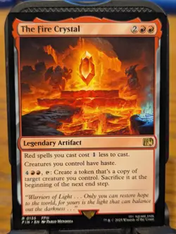 Magic The Gathering Final Fantasy The Fire Crystal Rare - Image 1