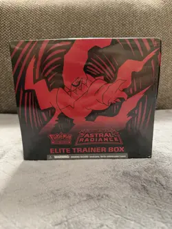 Pokemon TCG Sword Shield Astrial Radiance Elite Trainer Box ETB With Small Rip - Image 1