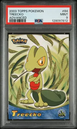 2003 TOPPS POKEMON ADVANCED 84 TREECKO - PSA 9 - Image 1