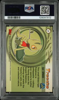 2003 TOPPS POKEMON ADVANCED 84 TREECKO - PSA 9 - Image 2