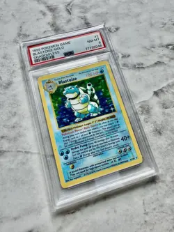 1999 POKEMON BASE SET SHADOWLESS #2 BLASTOISE-HOLO PSA 8 NM-MT - Image 2