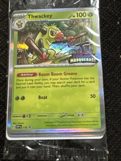 Pokemon TCG Twilight Masquerade STAFF Prerelease Promos Set of 4 Sealed - Image 1