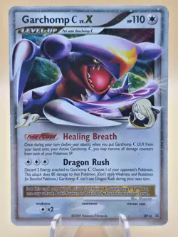 Pokemon Garchomp C LV. X DP46 Diamond & Pearl Holo Black Star Promo HP - Image 1