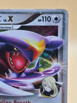 Pokemon Garchomp C LV. X DP46 Diamond & Pearl Holo Black Star Promo HP - Image 3