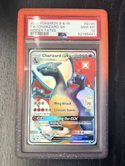 Pokemon Charizard GX SV49/SV94 Hidden Fates PSA 10 GEM MINT - Image 1
