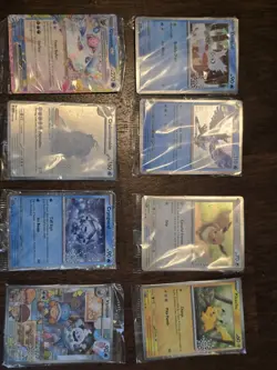 Pokemon 2025 Holiday Calendar Stamped Promos (COMPLETE SET OF 8) - Image 1