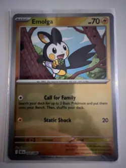 Emolga 029/086 Common MasterBall Holo Near Mint Condition Black Bolt - Image 1