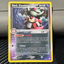 Pokemon TCG Dark Slowking 9/109 2004 Team Rocket Returns LP - Image 1