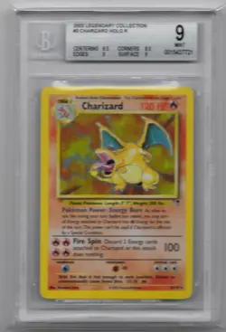 Pokemon Charizard 3/110 Holo Legendary Collection BGS 9 - Image 1
