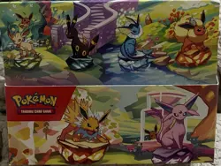 Pokemon Prismatic Evolutions Set Of 8 Mini Tins In Display Box New - Image 2
