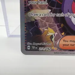 Pokemon TCG Temporal Forces Morty's Conviction 211/162 Secret Art Rare SAR - Image 4