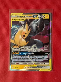 Pokemon TCG - Pikachu & Zekrom GX - 33/181 Tag Team - Team UP - Image 1