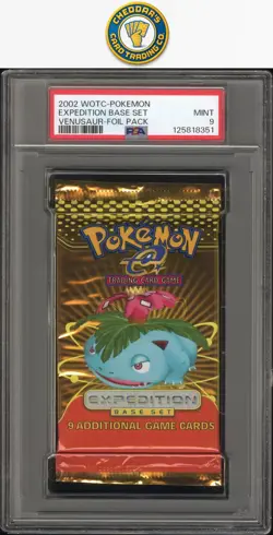 2002 Pokemon Expedition Pack Venusaur PSA 9 (New Cert!) - Image 1