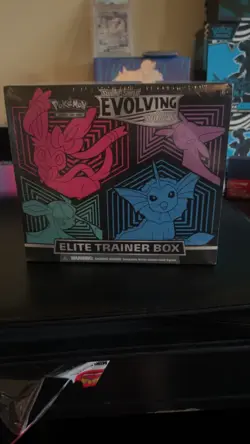 Evolving Skies ETB Pokemon Sword & Shield Box - 8 Booster packs factory sealed 820650808944 - Image 1
