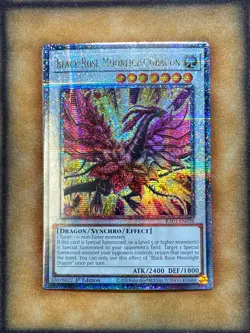 Yugioh Black Rose Moonlight Dragon RA03-EN038 Quarter Century Rare 1st Ed NM - Image 1