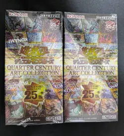 2 BOX Yu-Gi-Oh! Duel Monsters Quarter Century Art Collection Sealed Japanese - Image 1