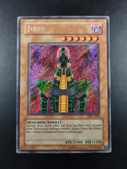 YUGIOH 2003 | JINZO | PSV-G000 | OLD PRINT GERMAN | SECRET RARE | EXCELLENT - Image 1