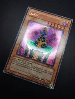 YUGIOH 2003 | JINZO | PSV-G000 | OLD PRINT GERMAN | SECRET RARE | EXCELLENT - Image 3