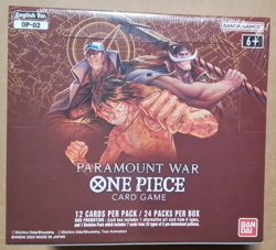 One Piece Card Game TCG OP-02 Paramount War 1st Ed. Booster Box English Sealed - Image 1