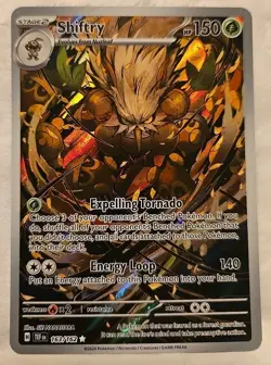 Shiftry 163/162 Temporal Forces Full Art Ultra Rare Holo Pokemon Card NM - Image 1