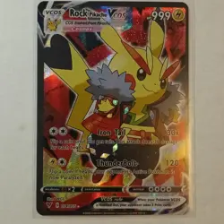 Rock Pikachu Pokemon Fan Art Custom Card - Image 1